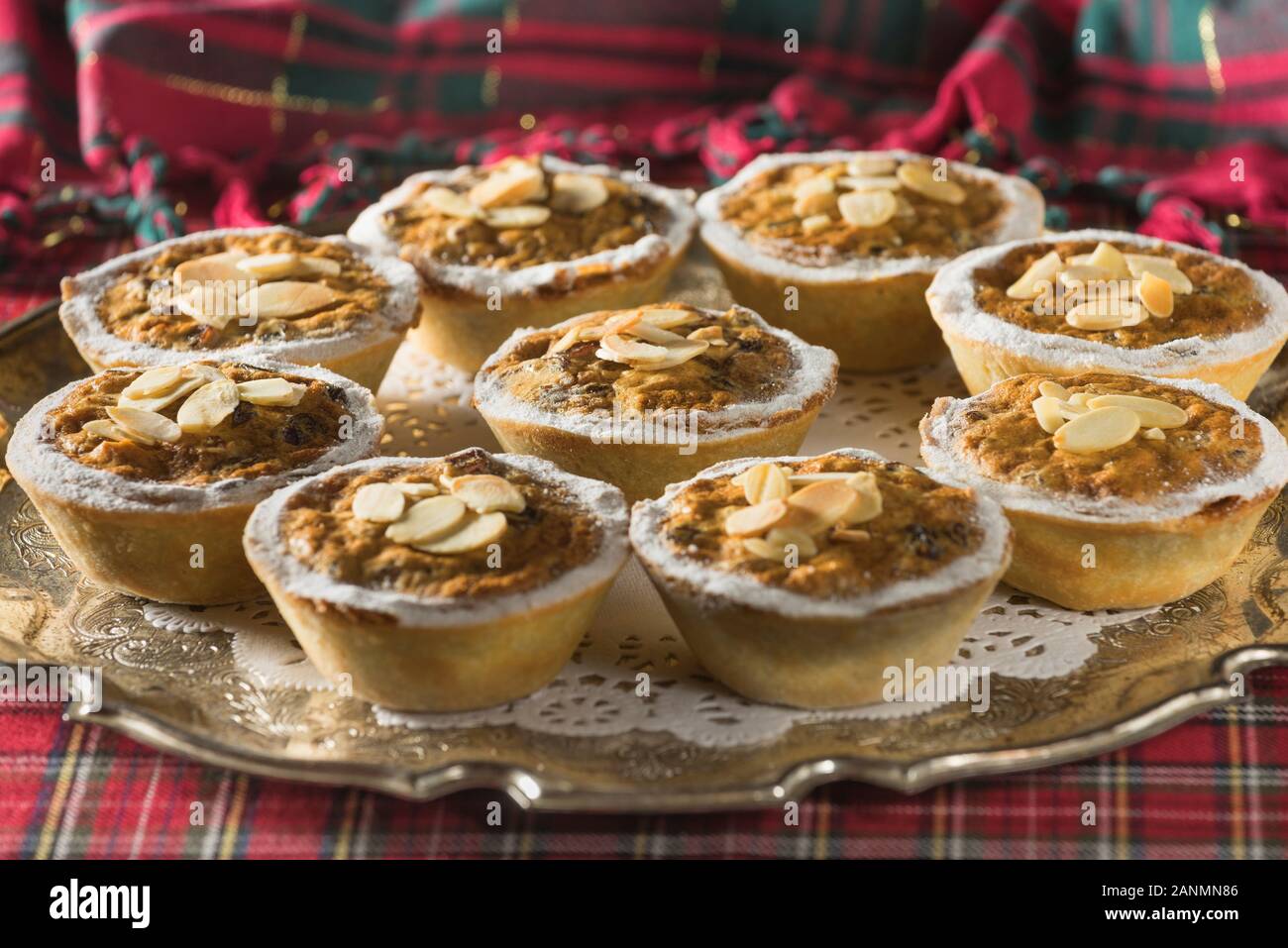 Ecclefechan Torten. Schottischer Nachtisch. UK Essen Stockfoto