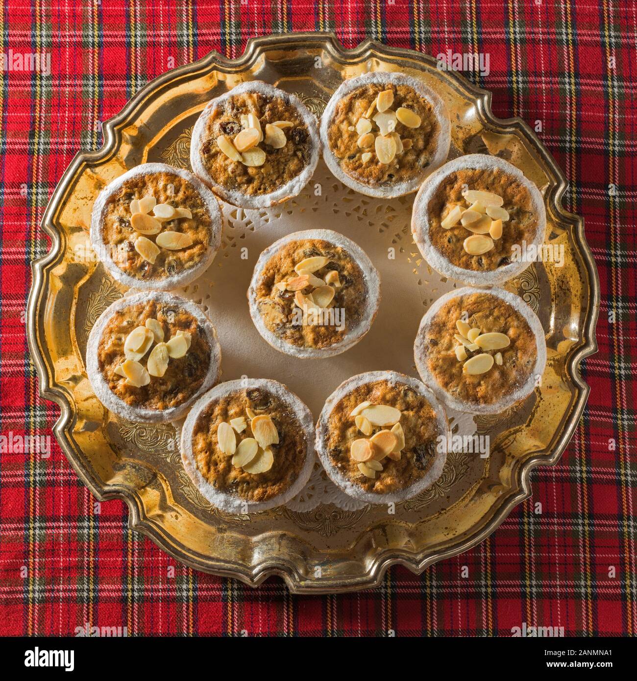 Ecclefechan Torten. Schottischer Nachtisch. UK Essen Stockfoto
