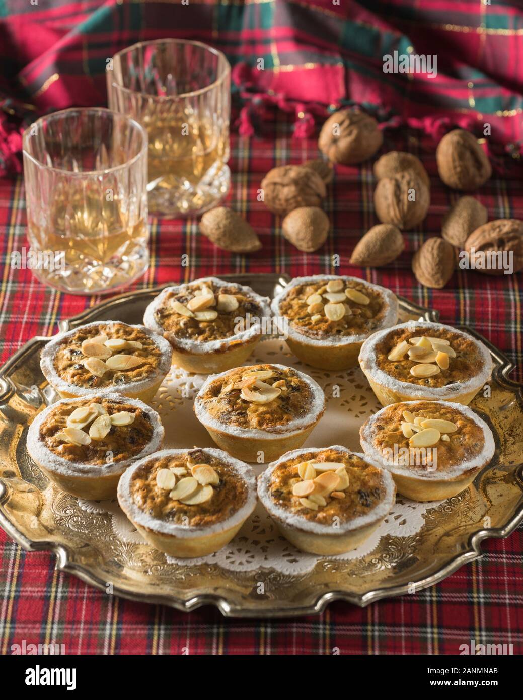 Ecclefechan Torten. Schottischer Nachtisch. UK Essen Stockfoto