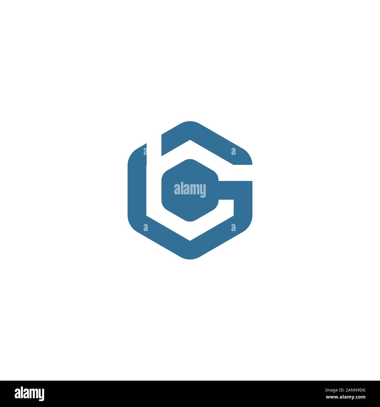 Initial gb oder bg Logo vektor design Stock Vektor