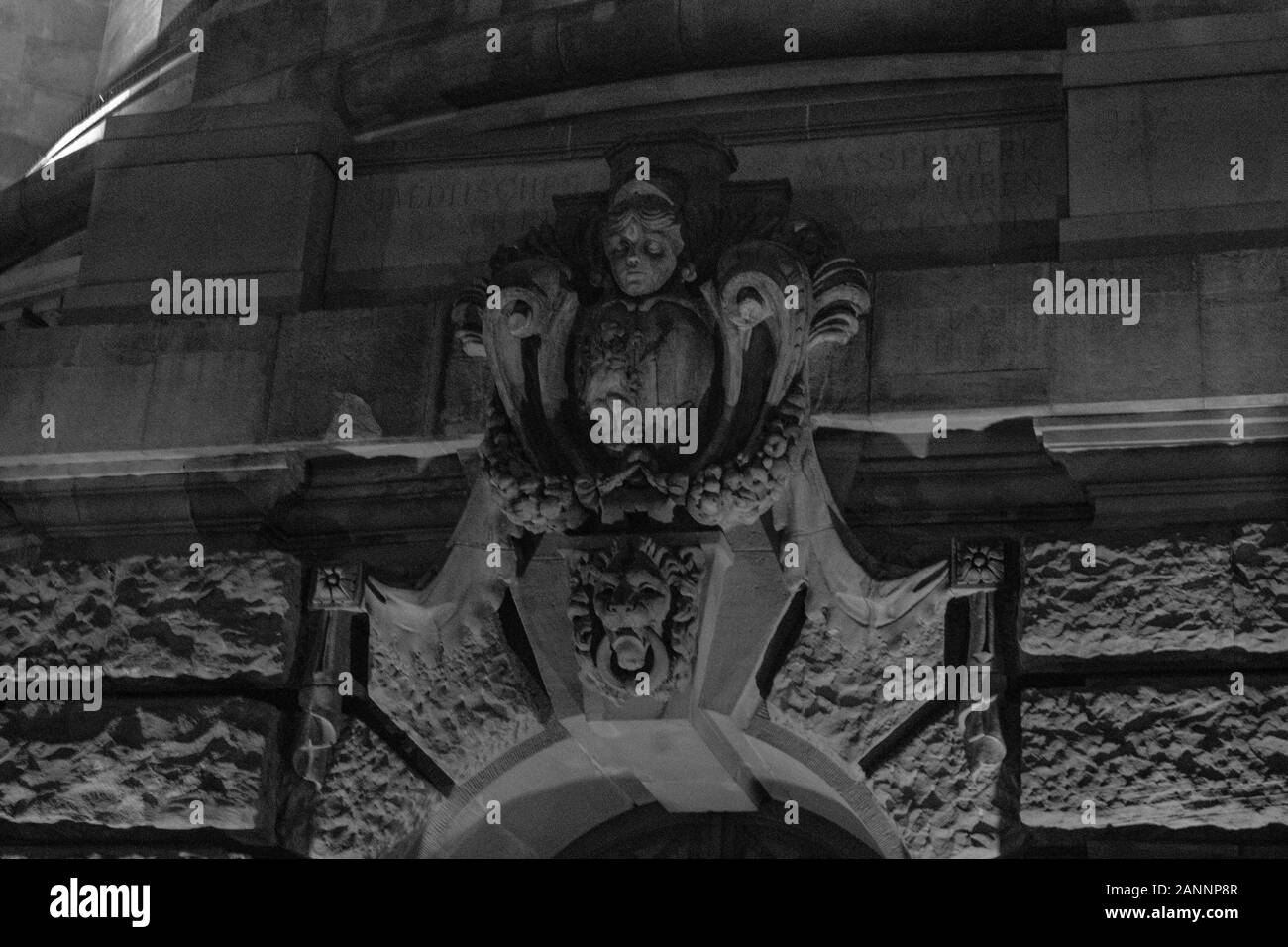 Turm Ornamente in Mannheim Innenstadt Stockfoto