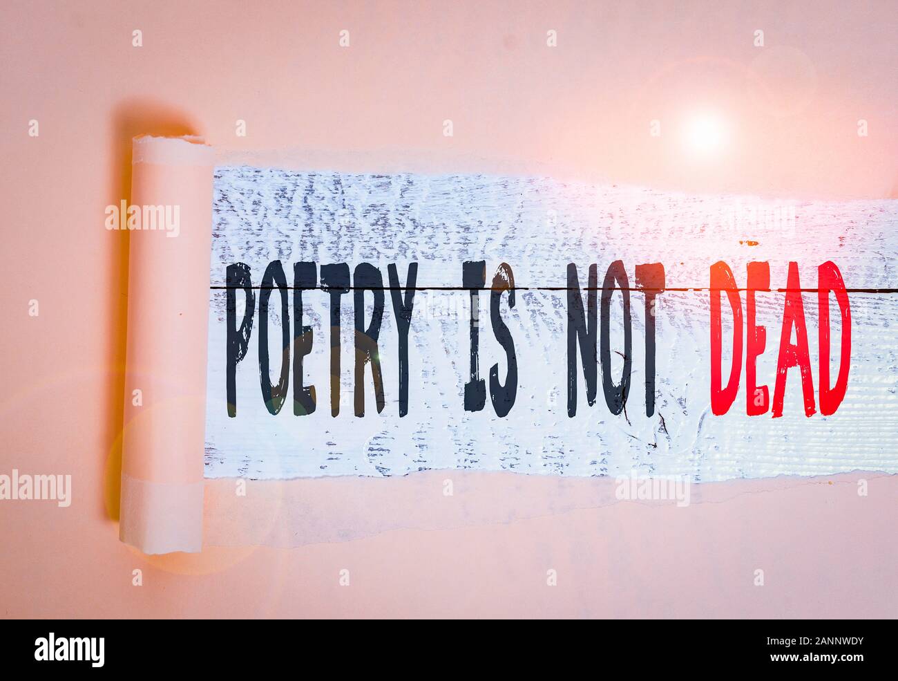 Schreiben Hinweis angezeigt Poesie ist nicht tot. Business Konzept für ästhetische und rhythmisches Schreiben ist immer noch lebendig und modern Karton, die zerrissenen platziert wird Stockfoto Schreiben Hinweis angezeigt Poesie ist nicht tot. Business Konzept für ästhetische und rhythmisches Schreiben ist immer noch lebendig und modern Karton, die zerrissenen platziert wird Stockfoto