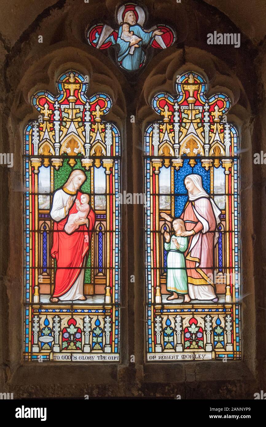 Capronnier Glasmalerei Stockfoto