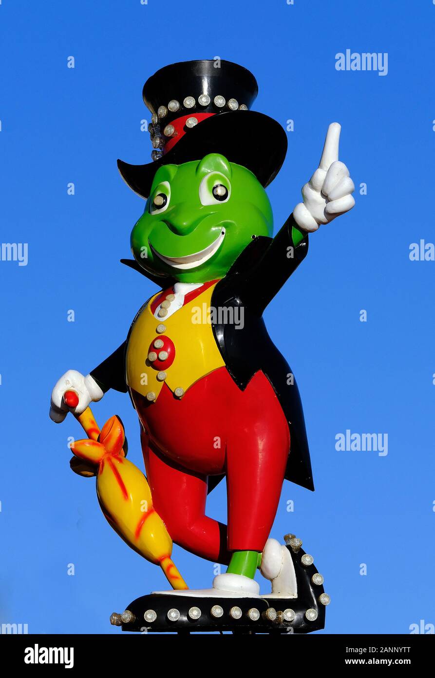 Abbildung oben Fahrgeschäfte im Winter benutzerdefinierte anzuziehen. Stockfoto