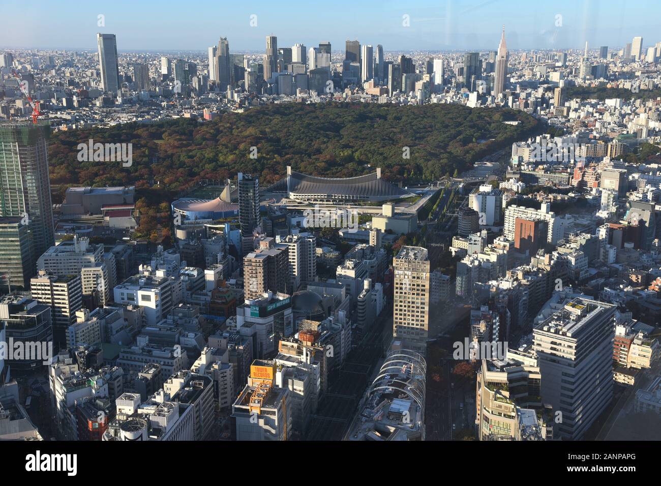 Landschaft Tokios in Japan Stockfoto