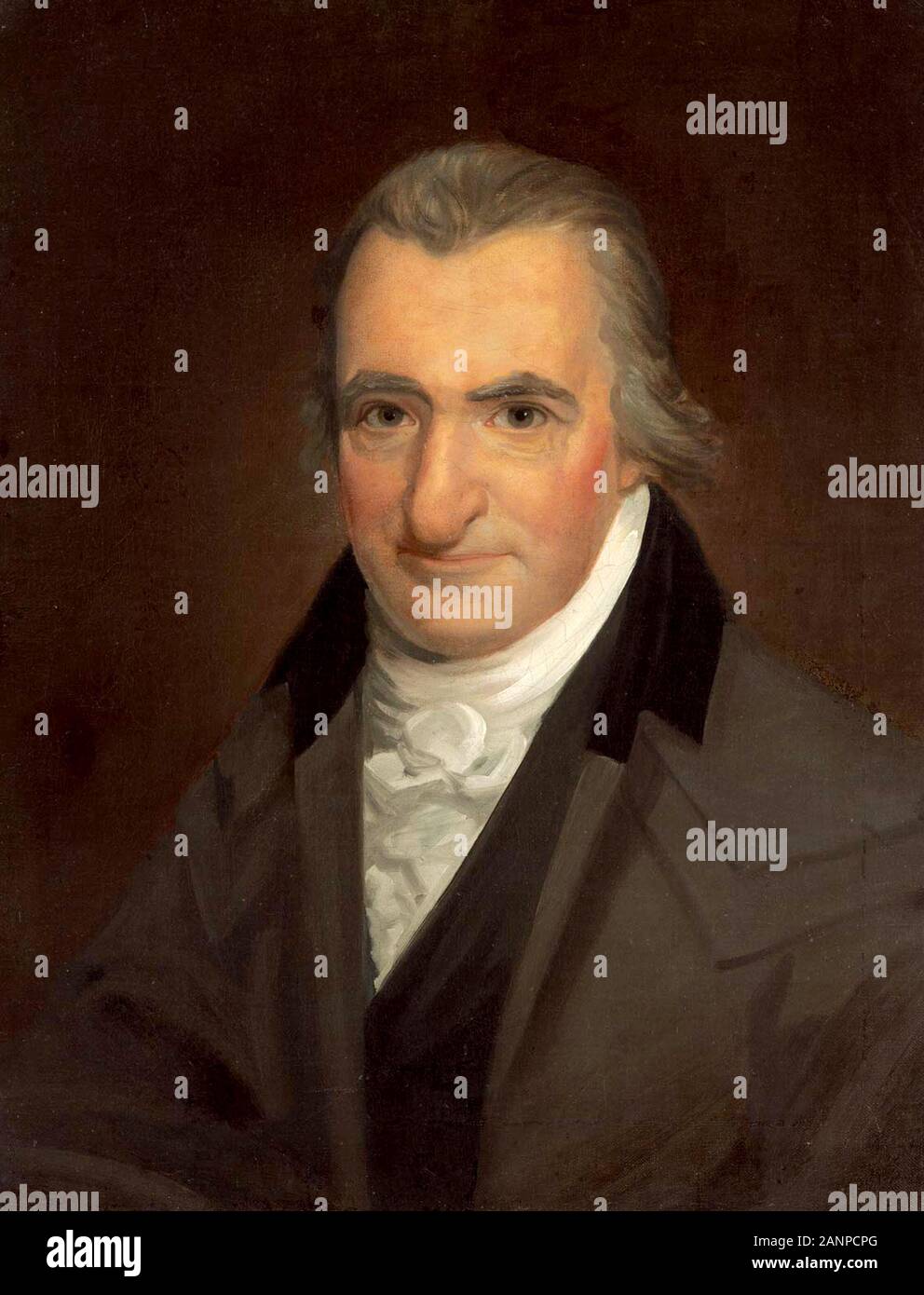 Thomas Paine, Thomas Schmerz (1737-1809), deutsch-amerikanischer politischer Aktivist, Philosoph geboren, politische Theoretiker und Revolutionär. Thomas Paine von John Wesley Jarvis Stockfoto