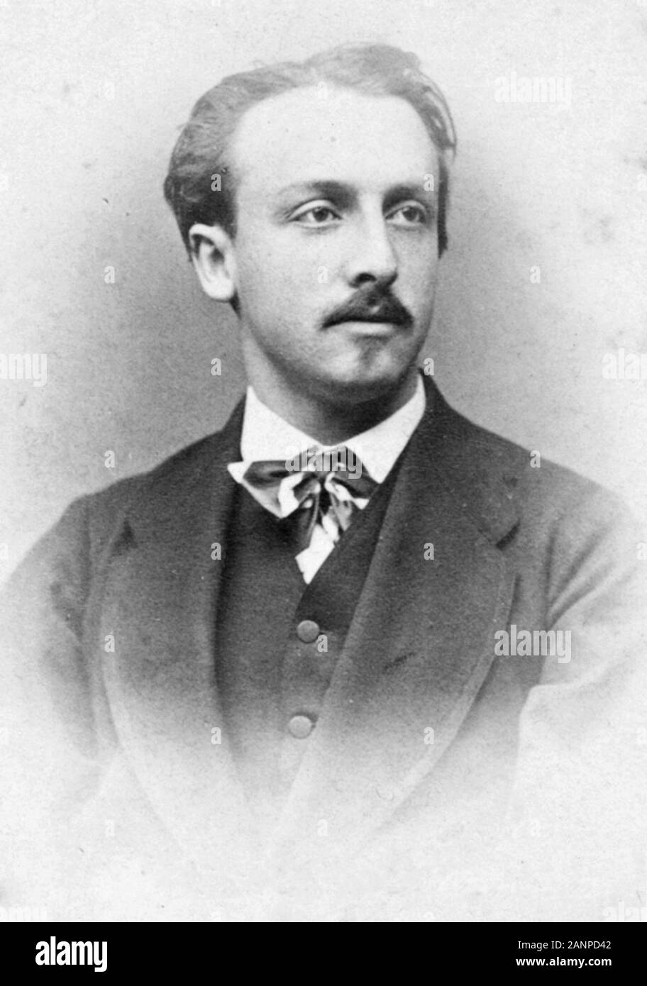 Adolf Eduard Mayer (1843-1942), deutscher Chemiker in der Landwirtschaft, deren Arbeit auf Tabak Mosaik Krankheit spielte eine wichtige Rolle in der Entdeckung der Tobacco Mosaic Virus und Viren im Allgemeinen Stockfoto