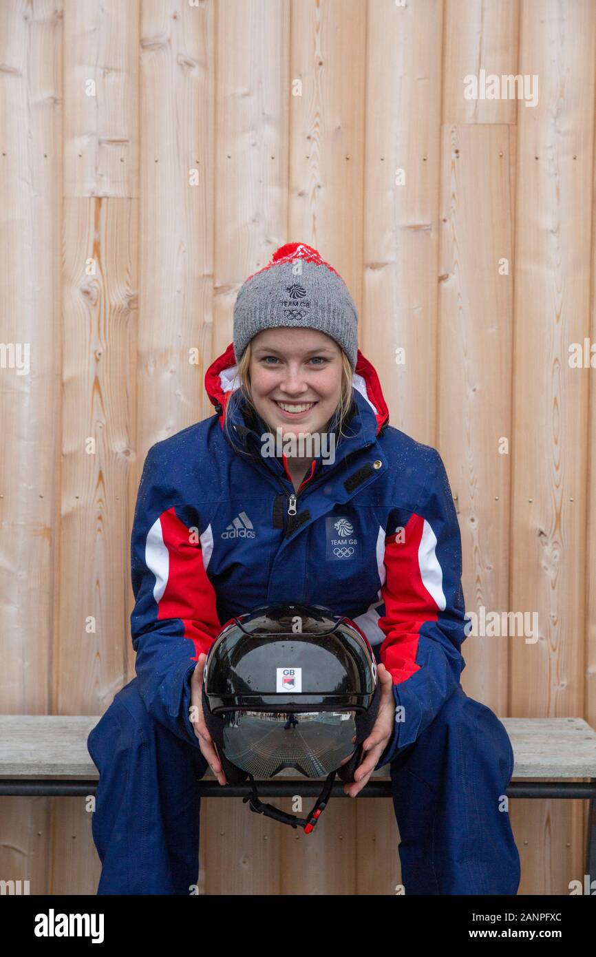 Team GB Mani Cooper (16) beim Nordic Combined Training bei den Jugend-Olympischen Spielen in Lausanne 2020 am 17. Januar 2020 bei den Les Tuffes in Frankreich Stockfoto Team GB Mani Cooper (16) beim Nordic Combined Training bei den Jugend-Olympischen Spielen in Lausanne 2020 am 17. Januar 2020 bei den Les Tuffes in Frankreich Stockfoto