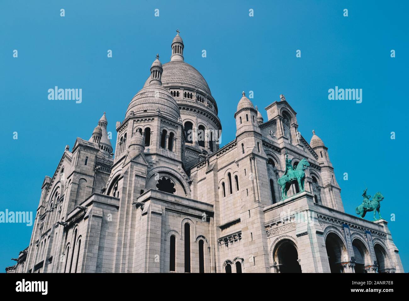 Basilika des Heiligen Herzens in Montmartre Stockfoto