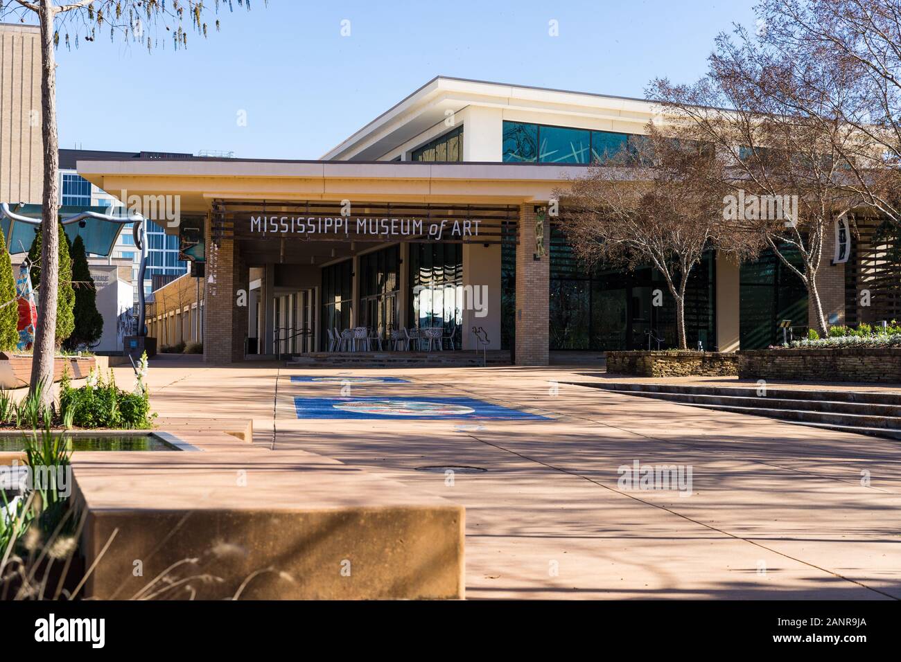 Jackson, MS/USA - Januar 4, 2020: Mississippi Museum für Kunst in Jackson, MS Stockfoto