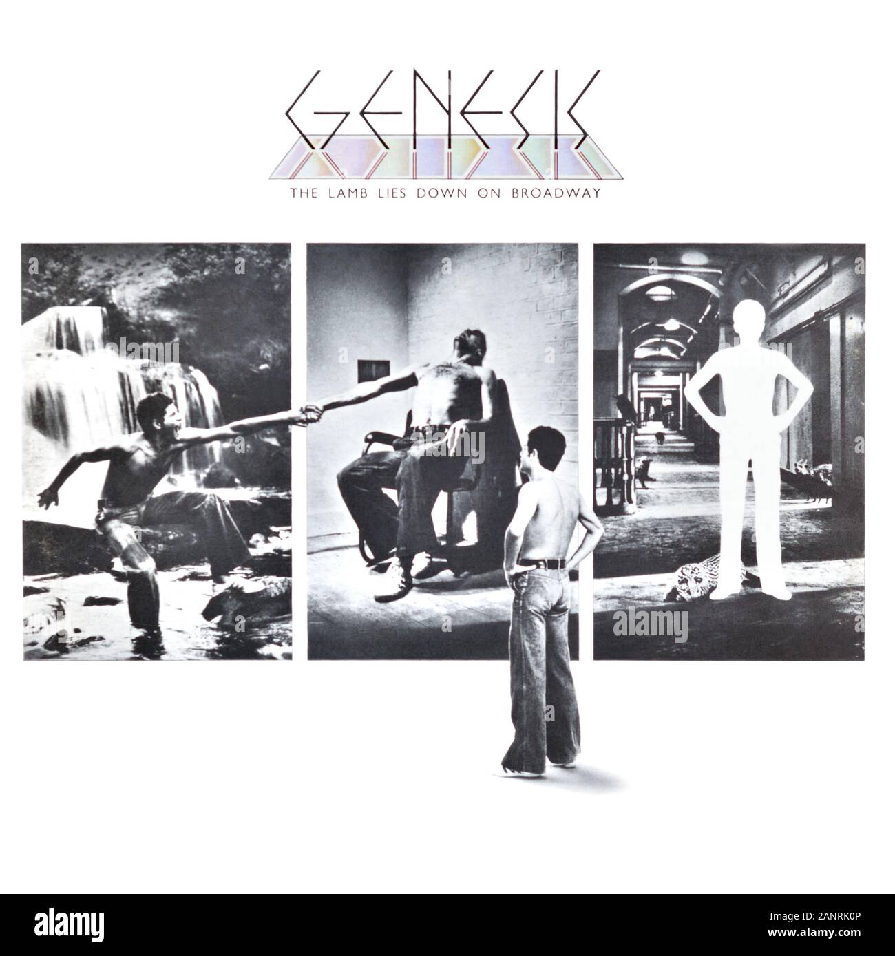 Genesis - original Vinyl Album Cover - The Lamb Lies Down on Broadway - 1974 Stockfoto