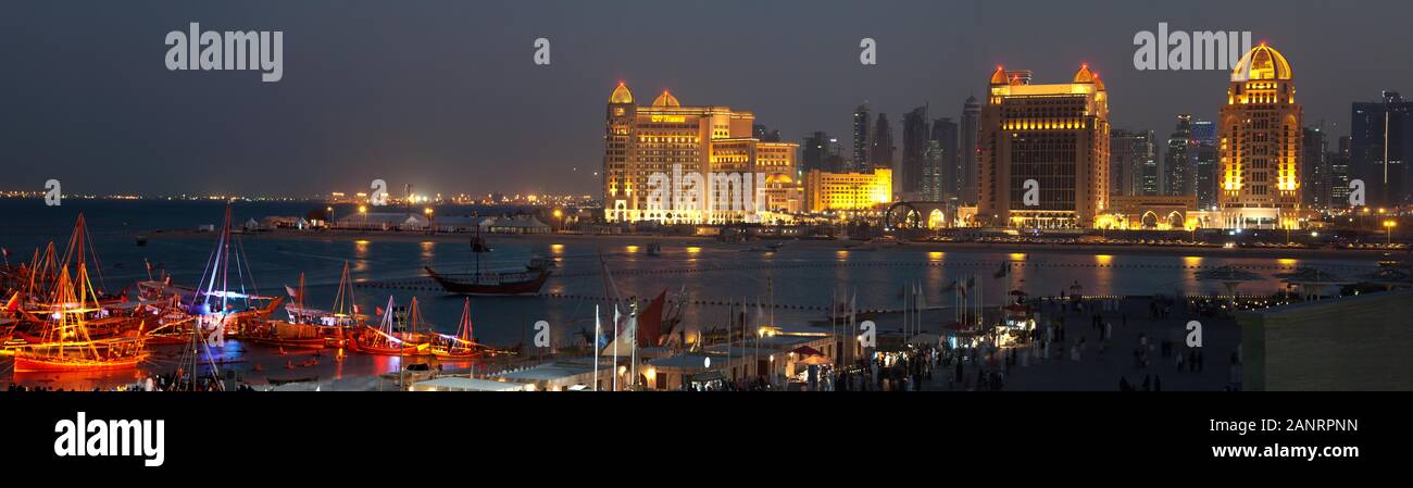 Dhow Festival 2012 in Katara, Doha, Qatar. Stockfoto