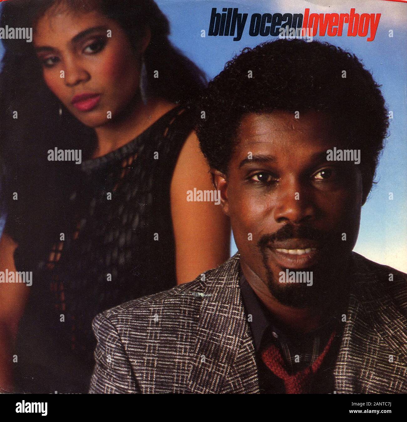 Billy Ocean - Loverboy - Classic vintage Vinyl Album Stockfoto