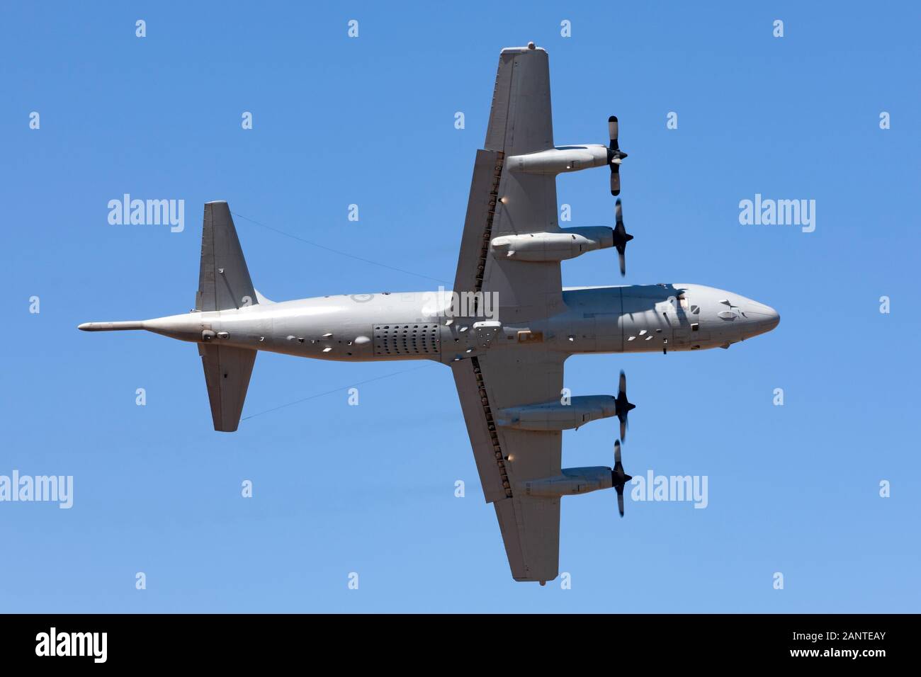 Royal Australian Air Force (RAAF) Lockheed AP-3C Orion Maritime Patrol und Anti-U-Boot Kriegsführung Flugzeuge eine 9-756. Stockfoto