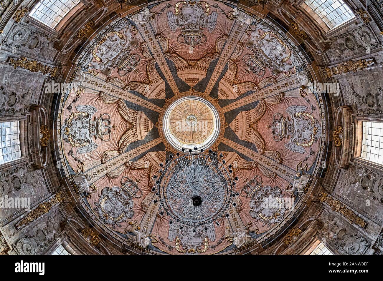 Heiligtum, Loyola Basilika Loiola, monumentale, religiöse Komplex, gebaut um den Geburtsort von Ignacio de Loyola, Gründer der Jesuiten Stockfoto