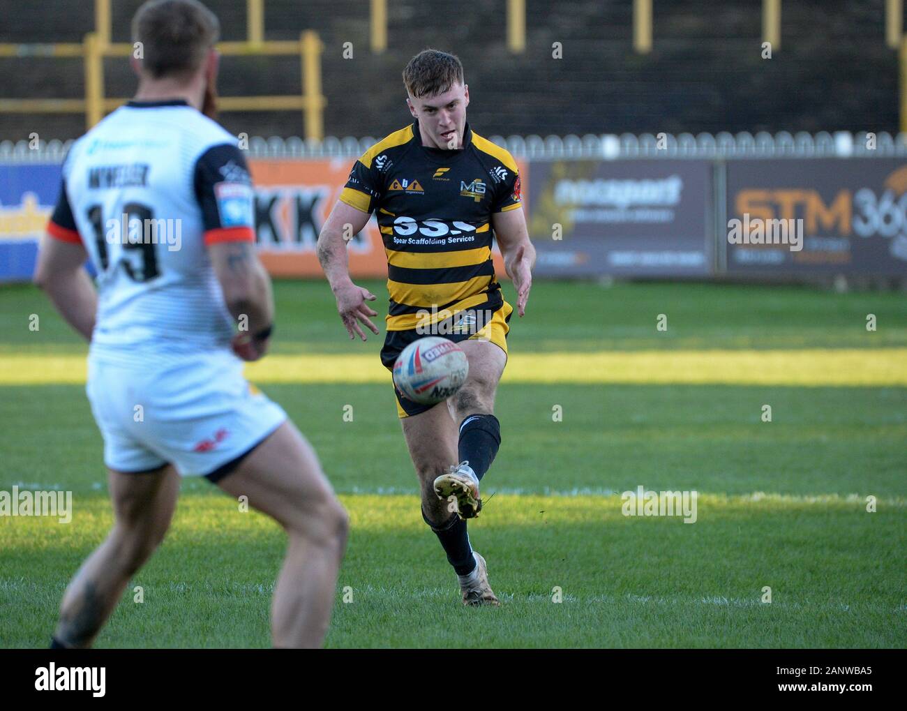 Jake Trueman von Castleford Tiger Stockfoto