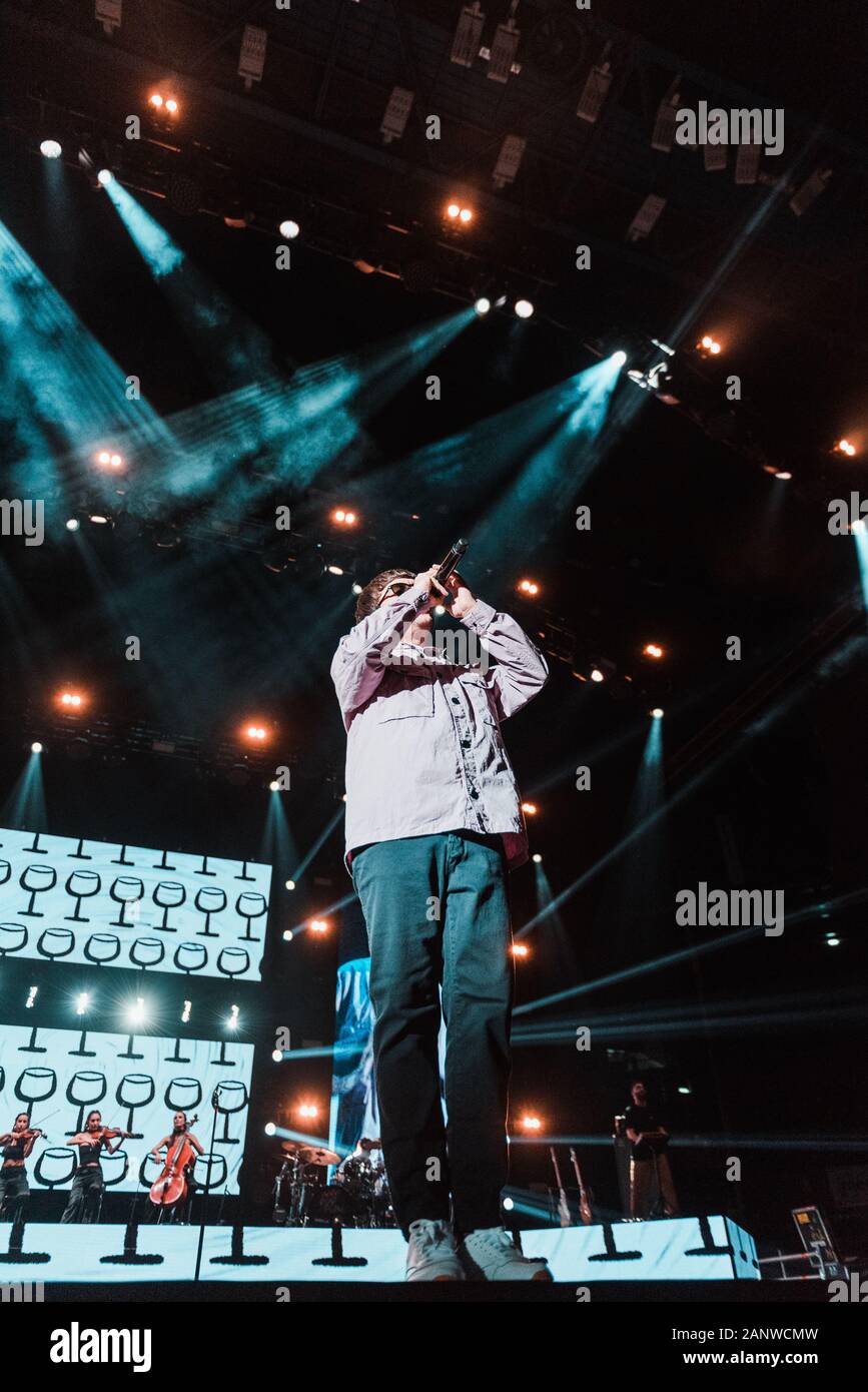 Mailand Italien 18 Januar 2020 Gazzelle live auf der Mediolanum Forum © Giulia Manfieri/Alamy Stockfoto