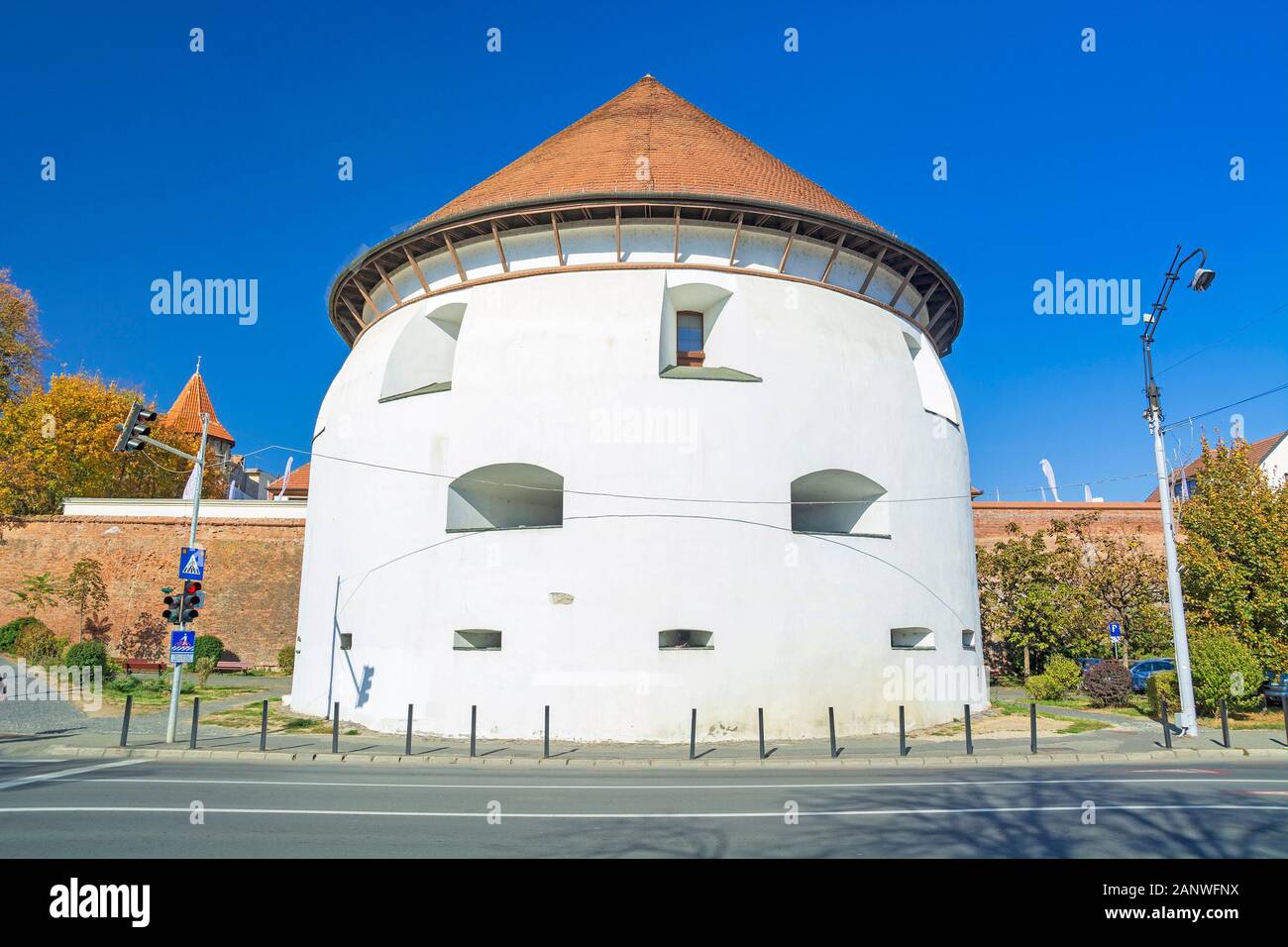 Sibiu, Siebenbürgen, Rumänien, Stadtmauer und Turmbefestigung, Turnul Grs Stockfoto