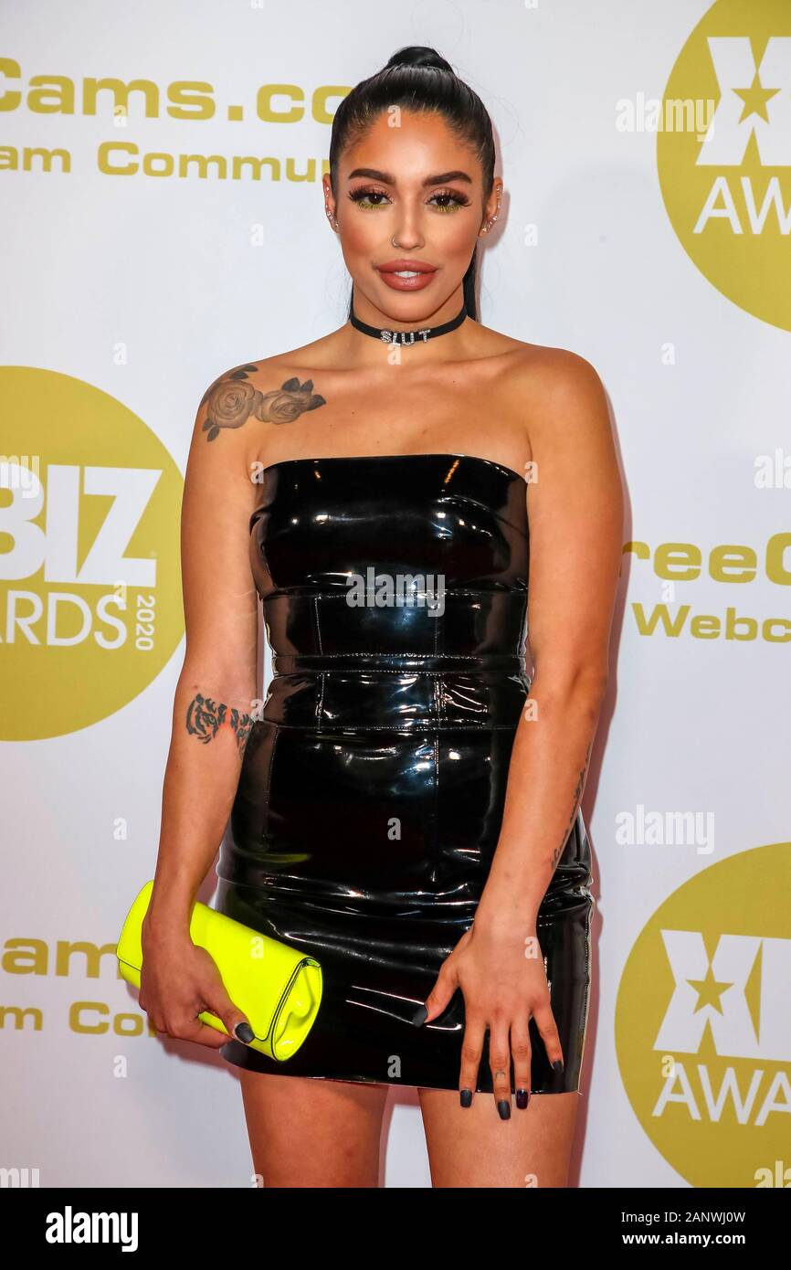 Vanessa Himmel besucht die XBIZ Awards 2020 im Hotel Westin Bonaventure