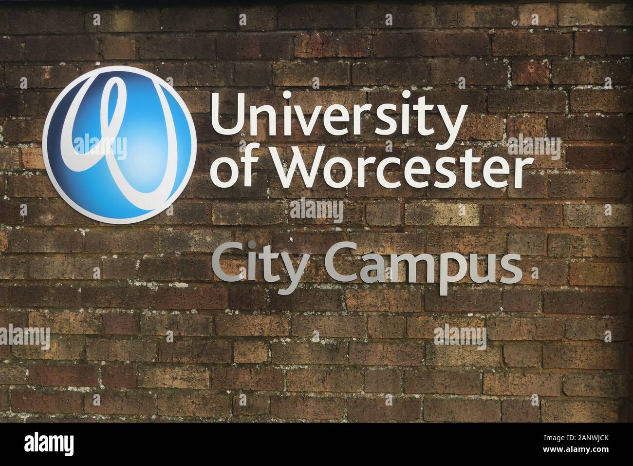 Campus der University of Worcester City Stockfoto