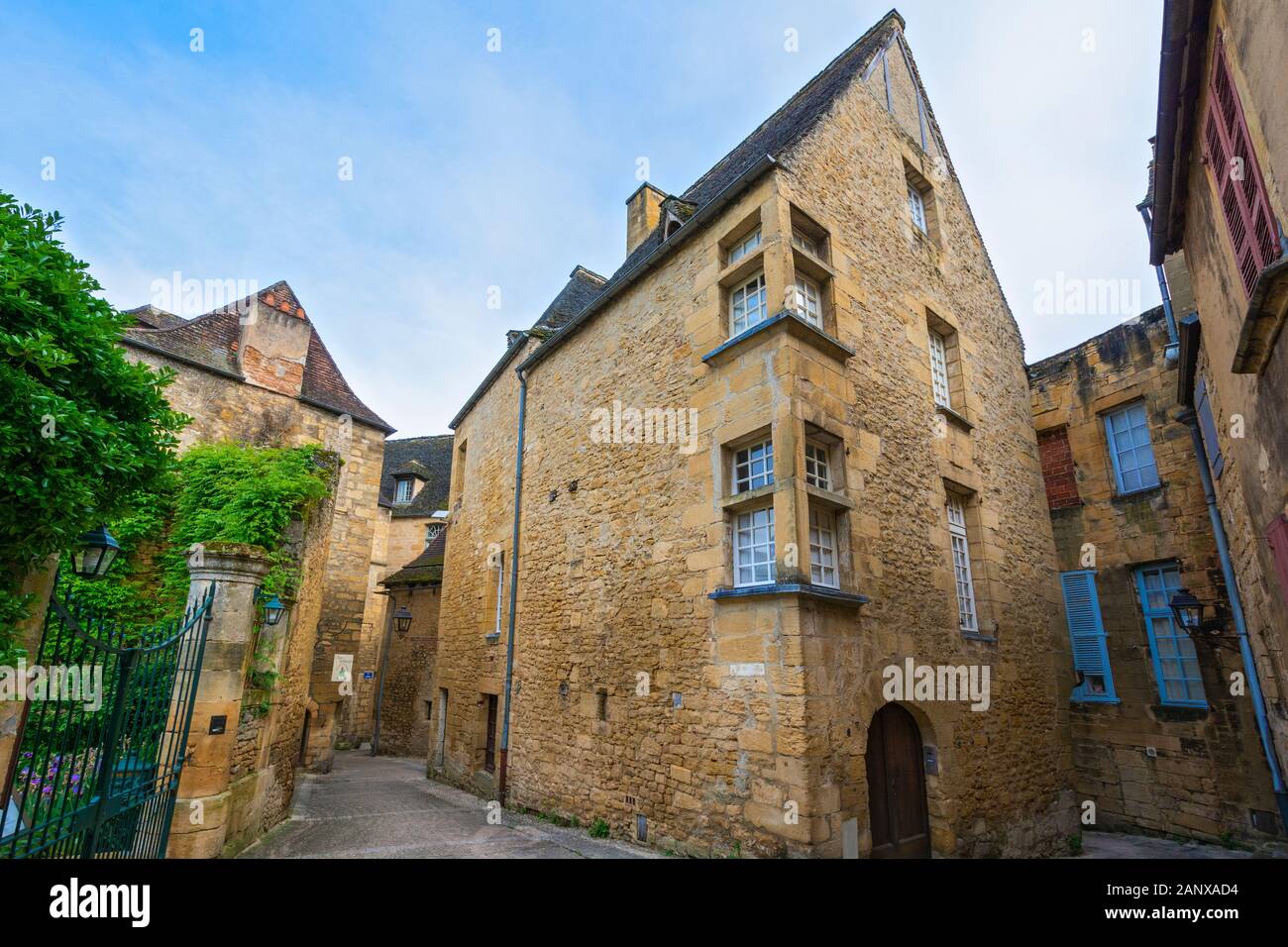 Frankreich, Dordogne, Sarlat-la-Caneda, in der Nähe der Rue Landry Stockfoto