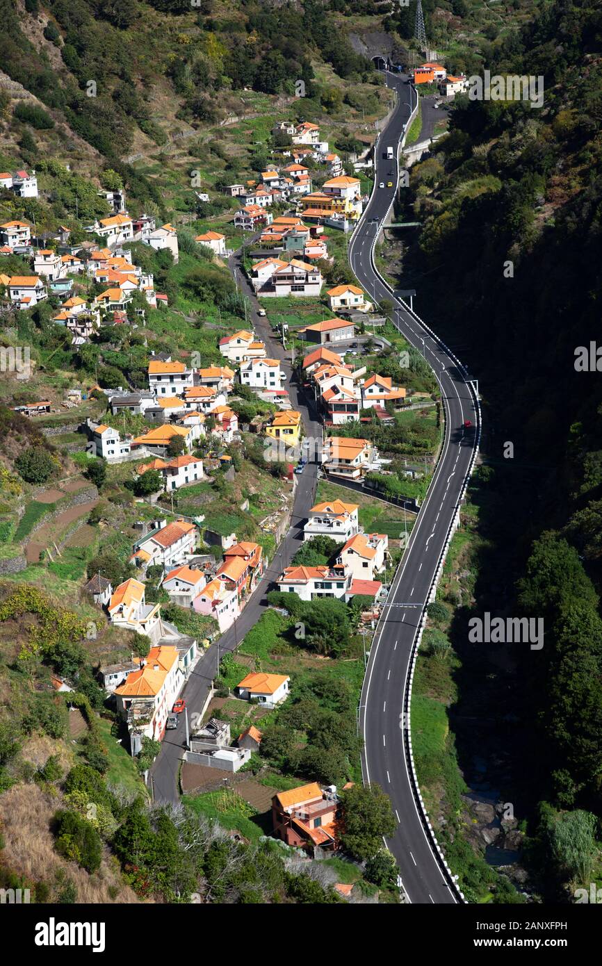 Serra de Agua Madeira Portugal Stockfoto