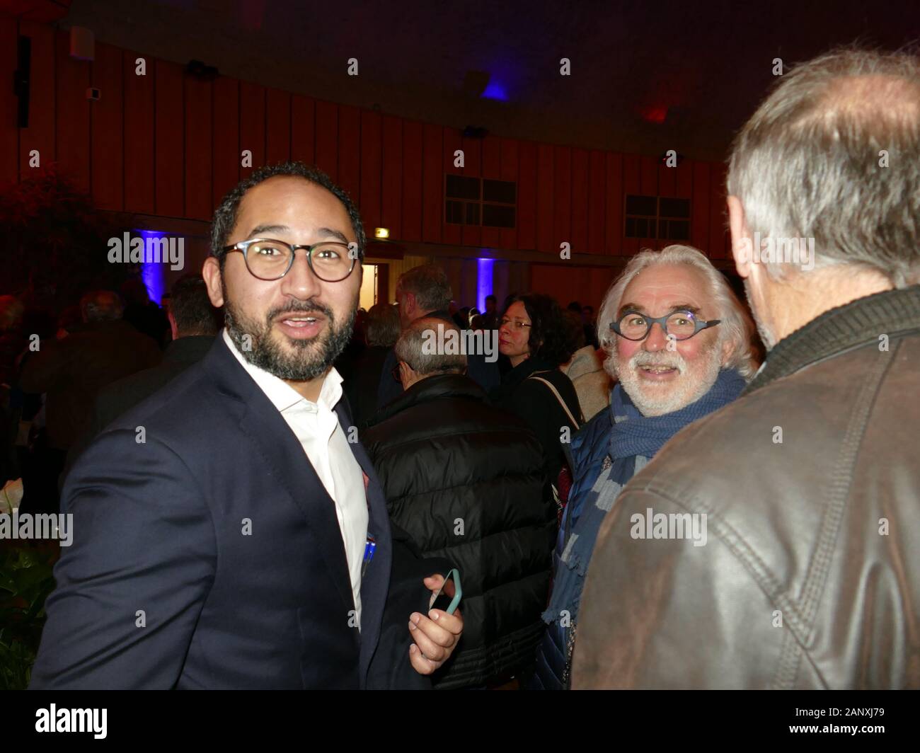 Auf Wunsch Jerôme Baloge selbst projiziert, bis 2030 eine Verdoppelung der Anzahl der Studenten die Entwicklung der digitalen Wirtschaft immer Zentrum von Olympischen Vorbereitung Stockfoto