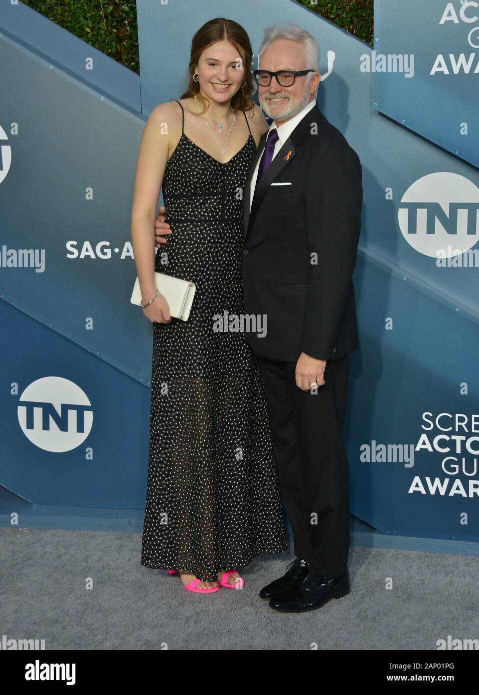 Los Angeles, USA. 19 Jan, 2020. Maria Louisa Whitford, Bradley Whitford nehmen an der 26. jährlichen Screen Actors Guild Award im Shrine Auditorium in Los Angeles am 19. Januar 2020 in Los Angeles, CA Credit: Tsuni/USA/Alamy leben Nachrichten Stockfoto