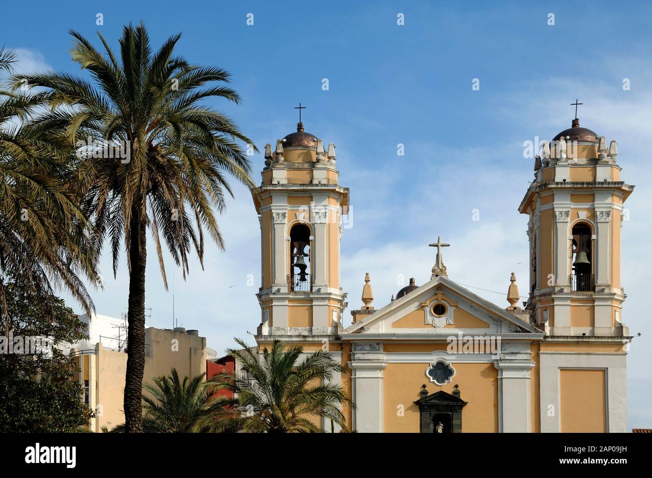 Die Kathedrale Santa Maria de la Asunción Ceuta Spanien Stockfoto