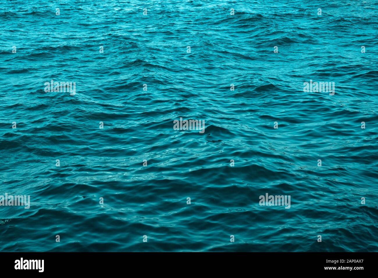 Wasserfläche, plätschernde Wasser Meer oder See Textur Stockfoto