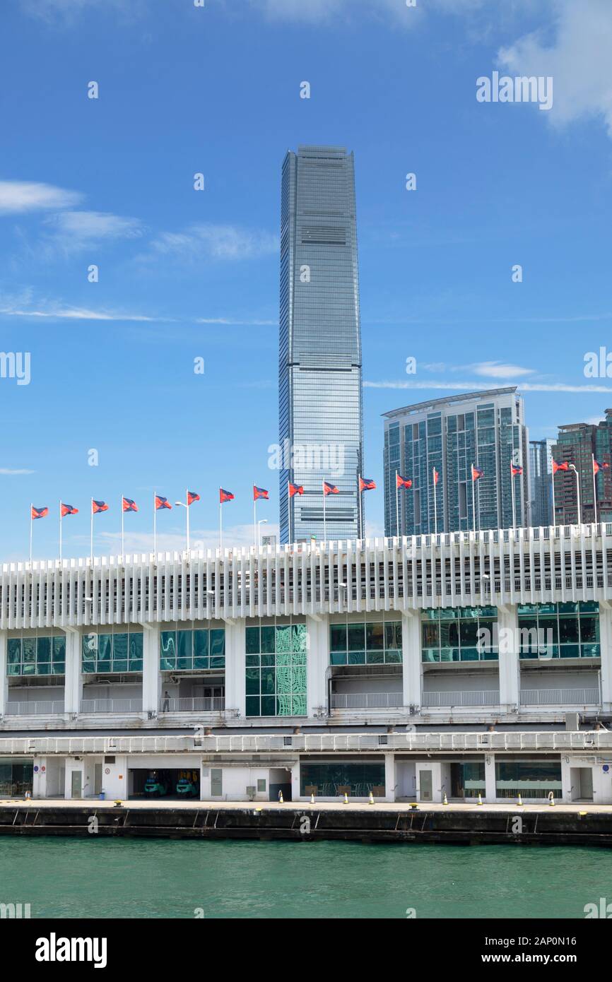 International Commerce Center (ICC), Kowloon, Hongkong Stockfoto