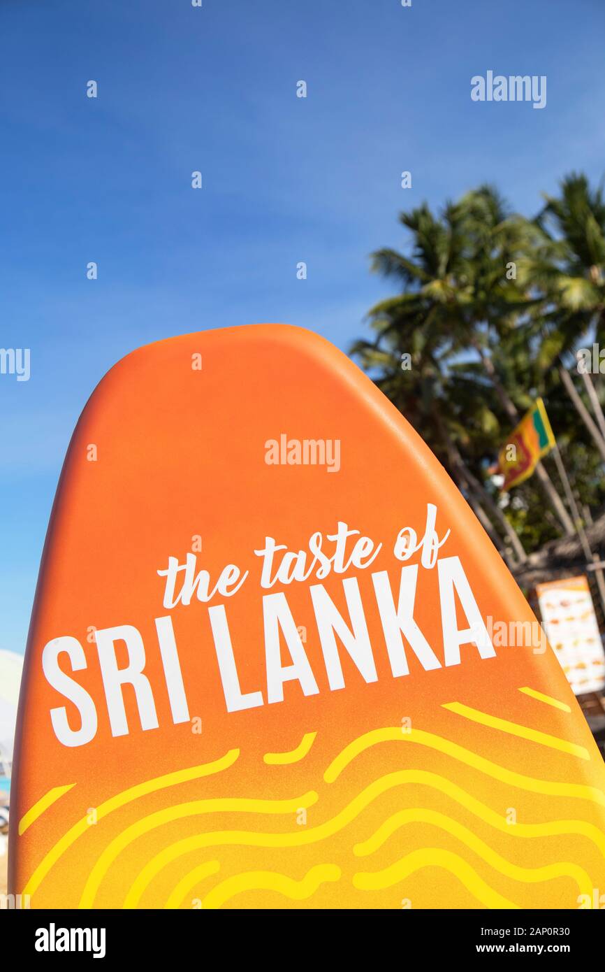 Hikkaduwa-Strand, westliche Provinz, Sri Lanka Stockfoto