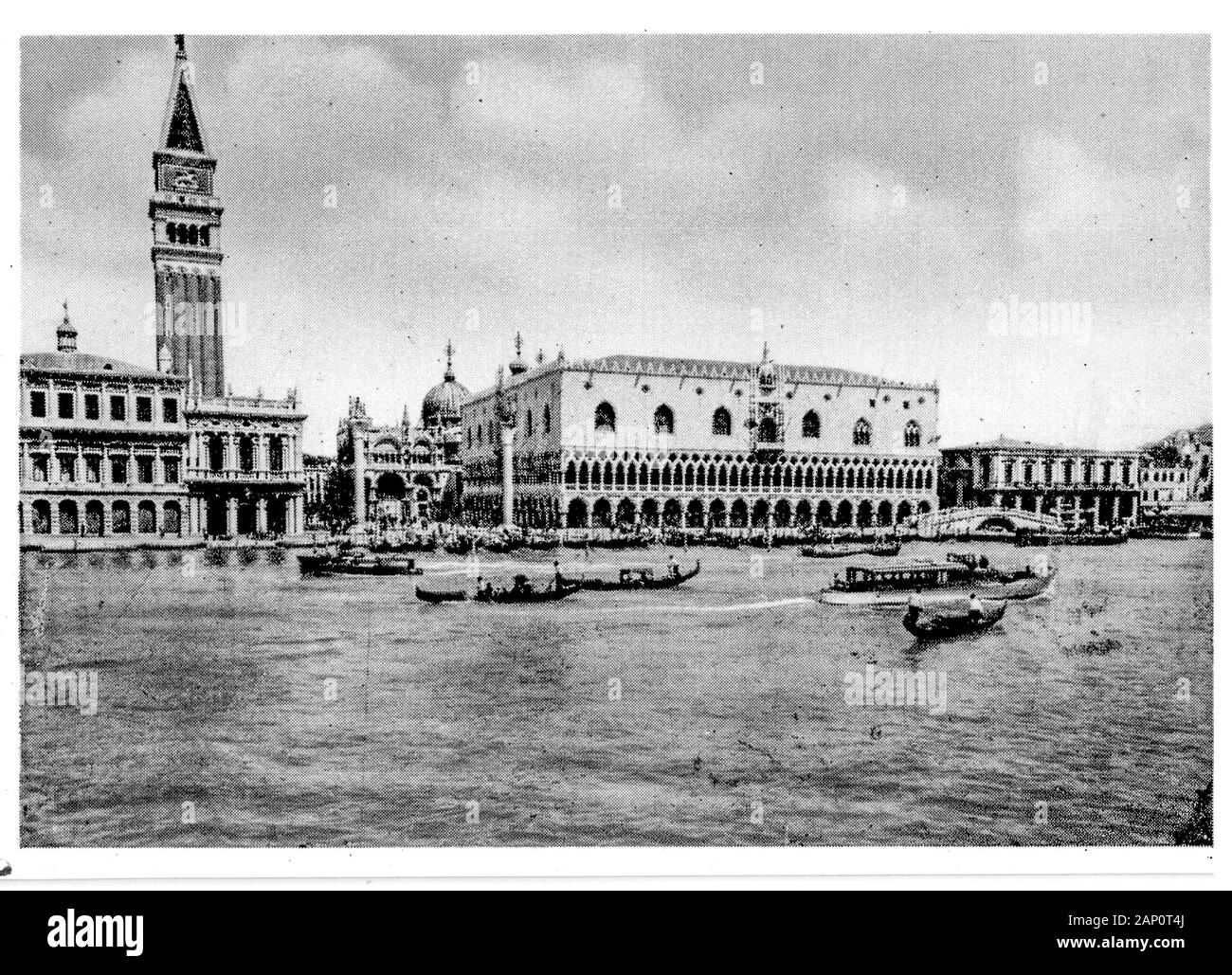 Vintage Fotografie: Venezia in den späten 40er Jahren, Venetien, Italien Stockfoto