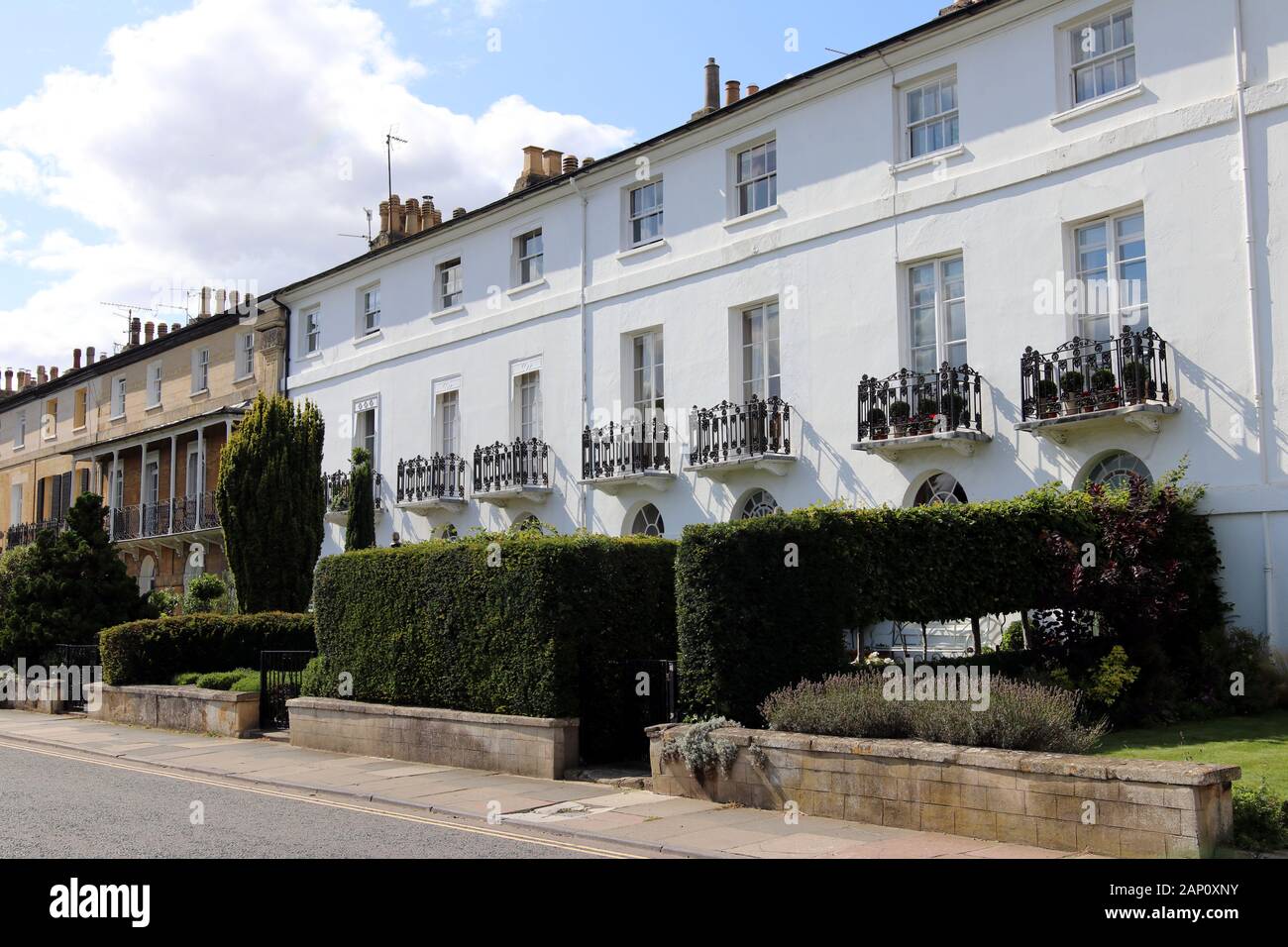 Georgianische Architektur in Stamford, Lincolnshire Stockfoto