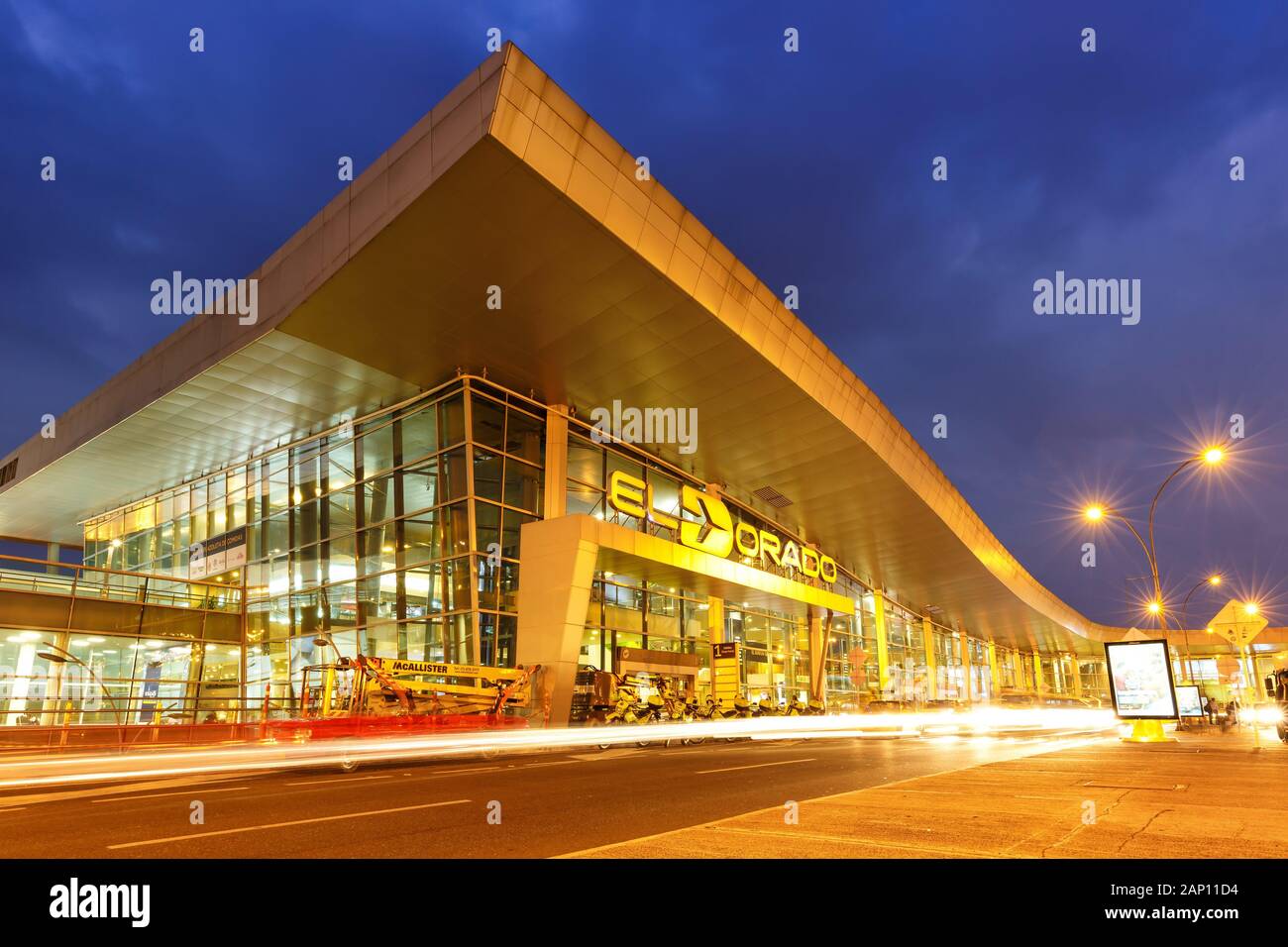 Bogota, Kolumbien - Januar 30, 2019: Terminal von Bogota Flughafen (BOG) in Kolumbien. | Verwendung weltweit Stockfoto