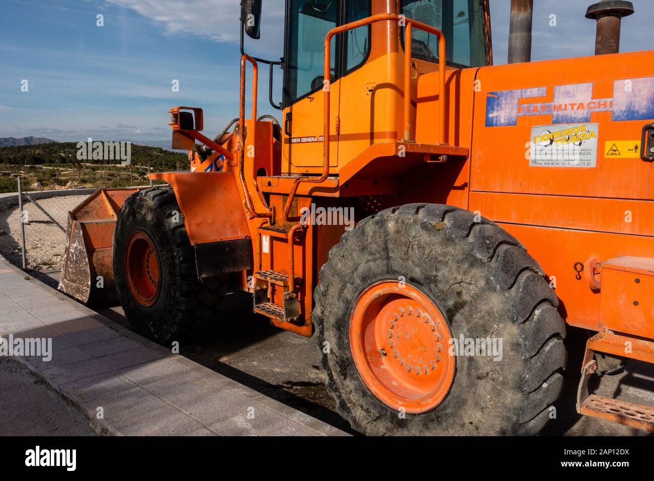 Erde Geräte verschieben Stockfoto