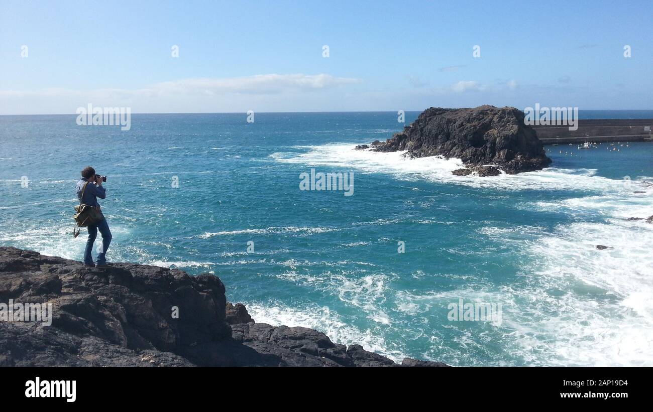 Fotograf Meereslandschaft, Fuerteventura, Canarias, España Stockfoto