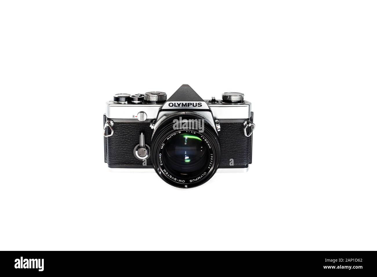 Olympus OM1 Spiegelreflexkamera SLR 35 mm Film Kamera Stockfoto