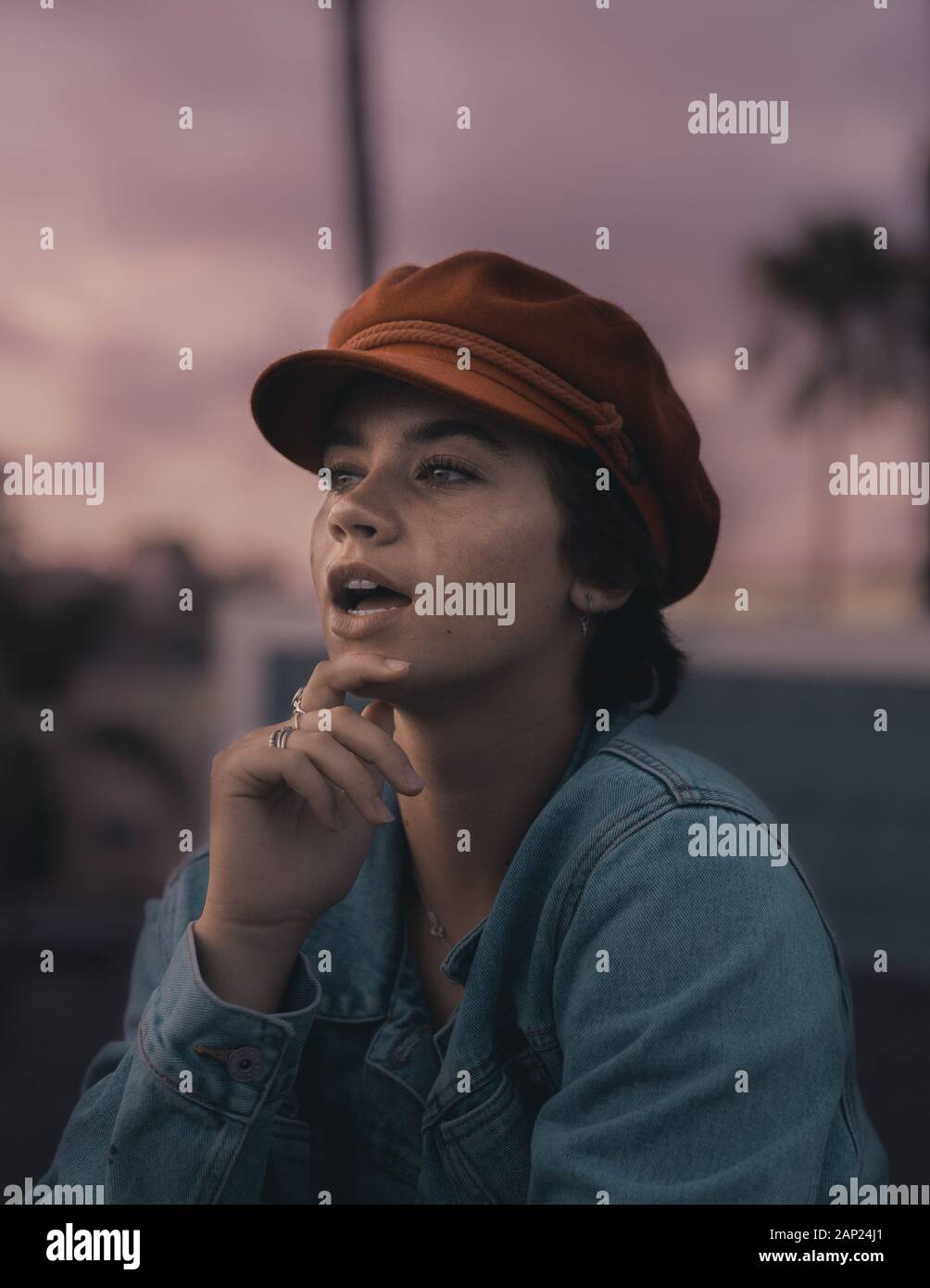 Ein Foto von meinem guten Freund Madison @ Huntington Beach, Kalifornien. Stockfoto