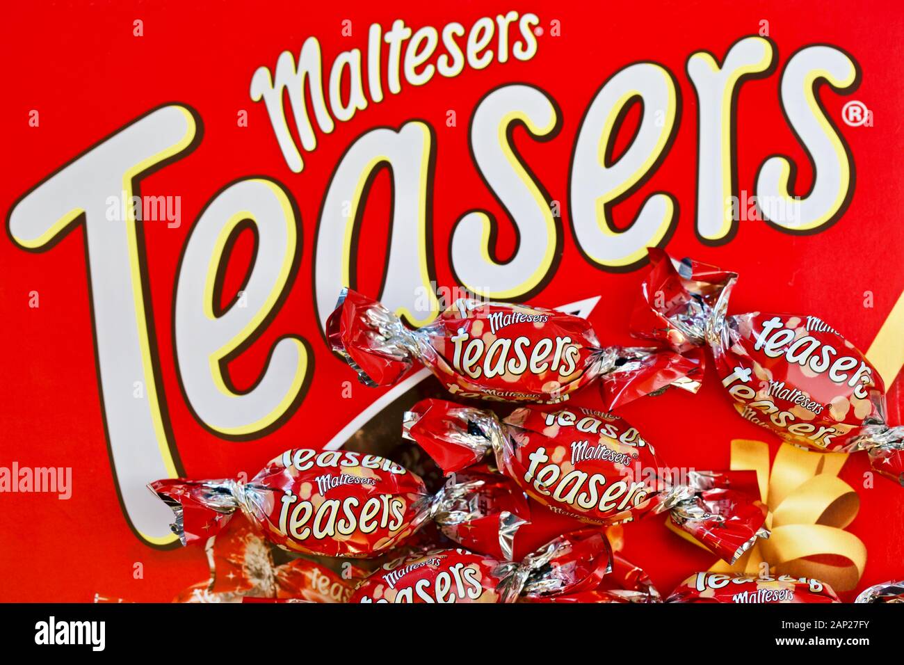 Maltesers Teaser Geschenkbox Stockfoto