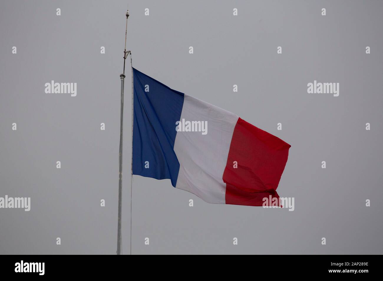 Staatsflagge sind beim Pressebesuch der Fotokunstmesse PARIS FOTO' im Grand Palais. Paris, 10.11.2019 Stockfoto