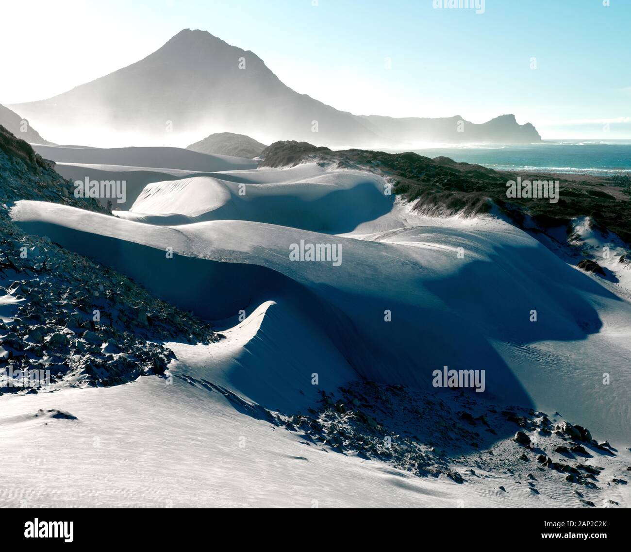 Atemberaubende Landschaft auf der Kap Halbinsel, Südafrika Stockfoto