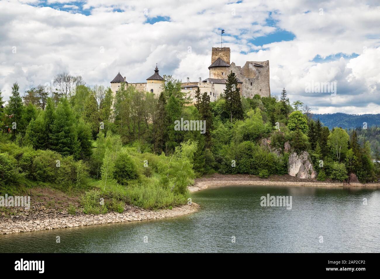 Niedzica Castle eine mittelalterliche Festung befindet sich auf dem