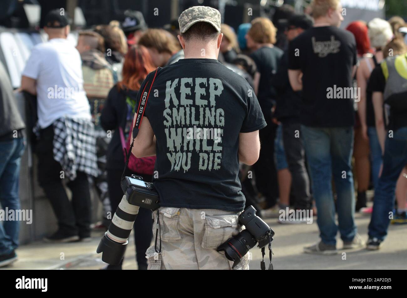 Tuska Metal Festival, Finnland Stockfoto