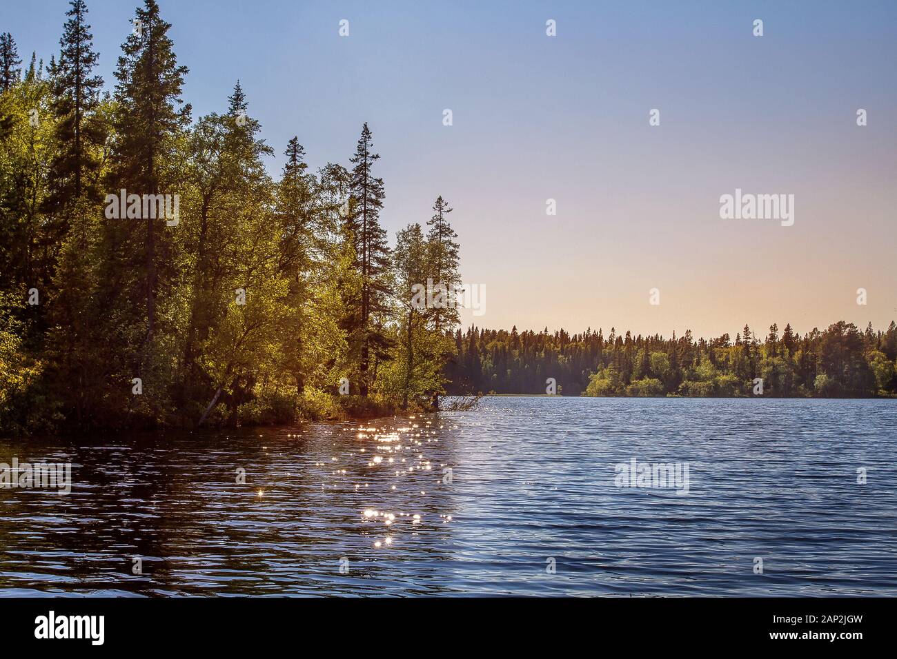 Die Natur des russischen Nordens. Russland Stockfoto