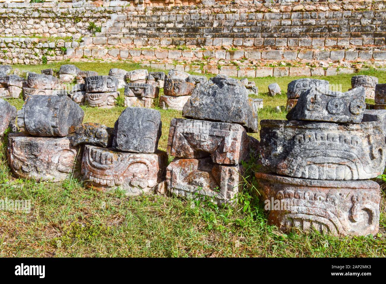 Bah, Maya archäologische Stätte, Yucatan. Mexiko Stockfoto