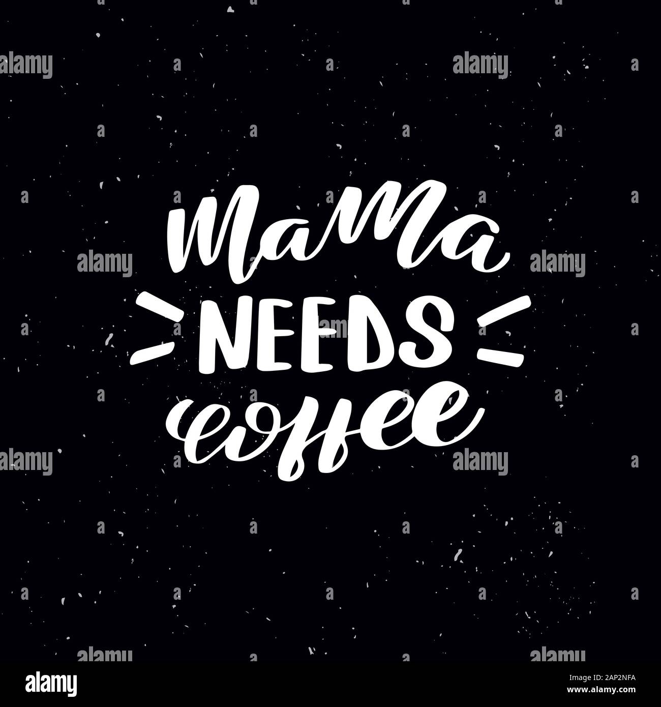 Handschriftliche Kalligraphie Text, Kreide auf einer Tafel Stock Vektor