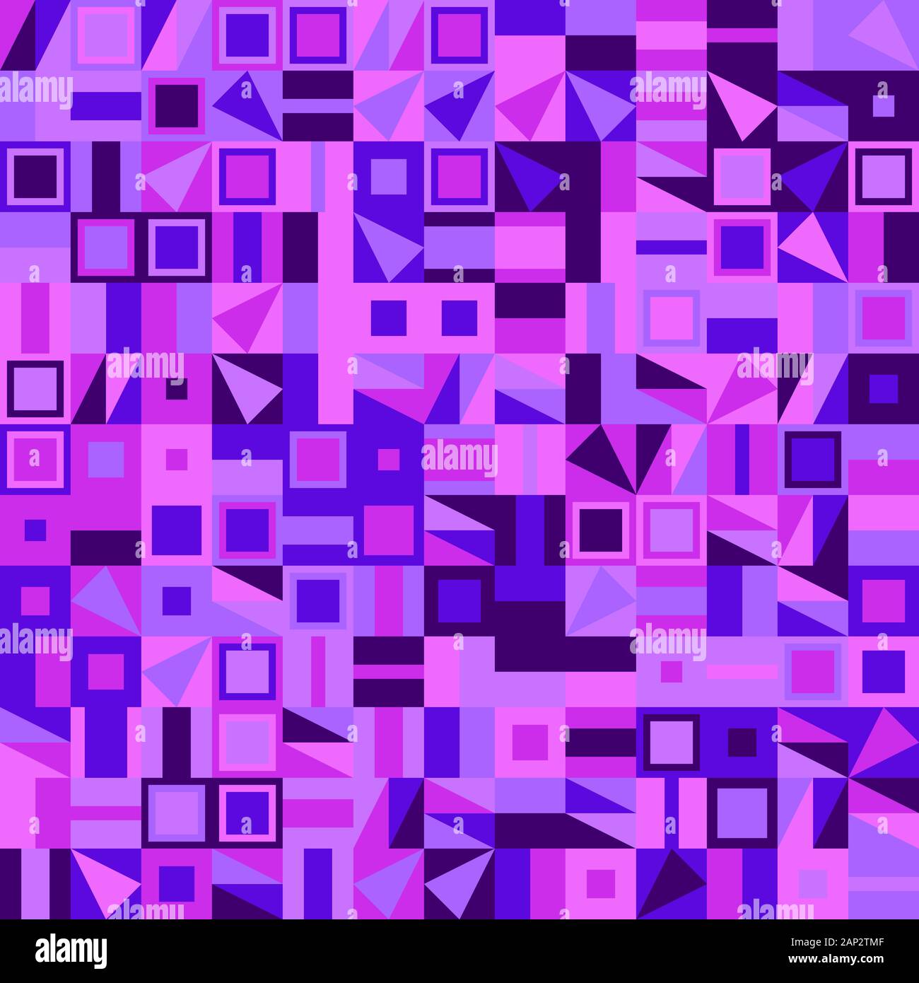 Geometrische Mosaik Muster Hintergrund - Abstrakt vektor design Stock Vektor