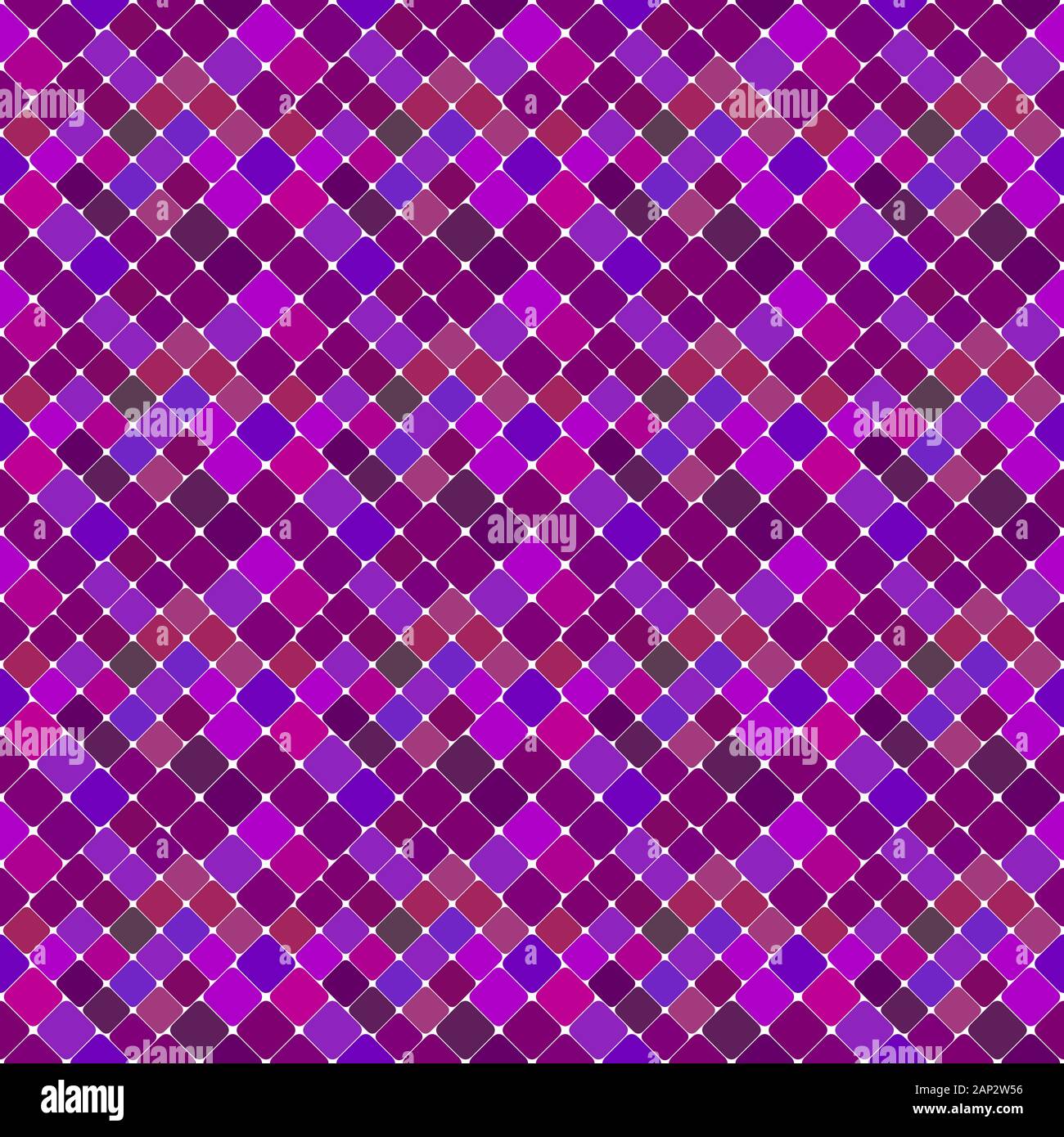 Nahtlose violett abstrakte quadratischen Muster Hintergrund Design - Lila wiederholenden geometrischen Vector Illustration Stock Vektor