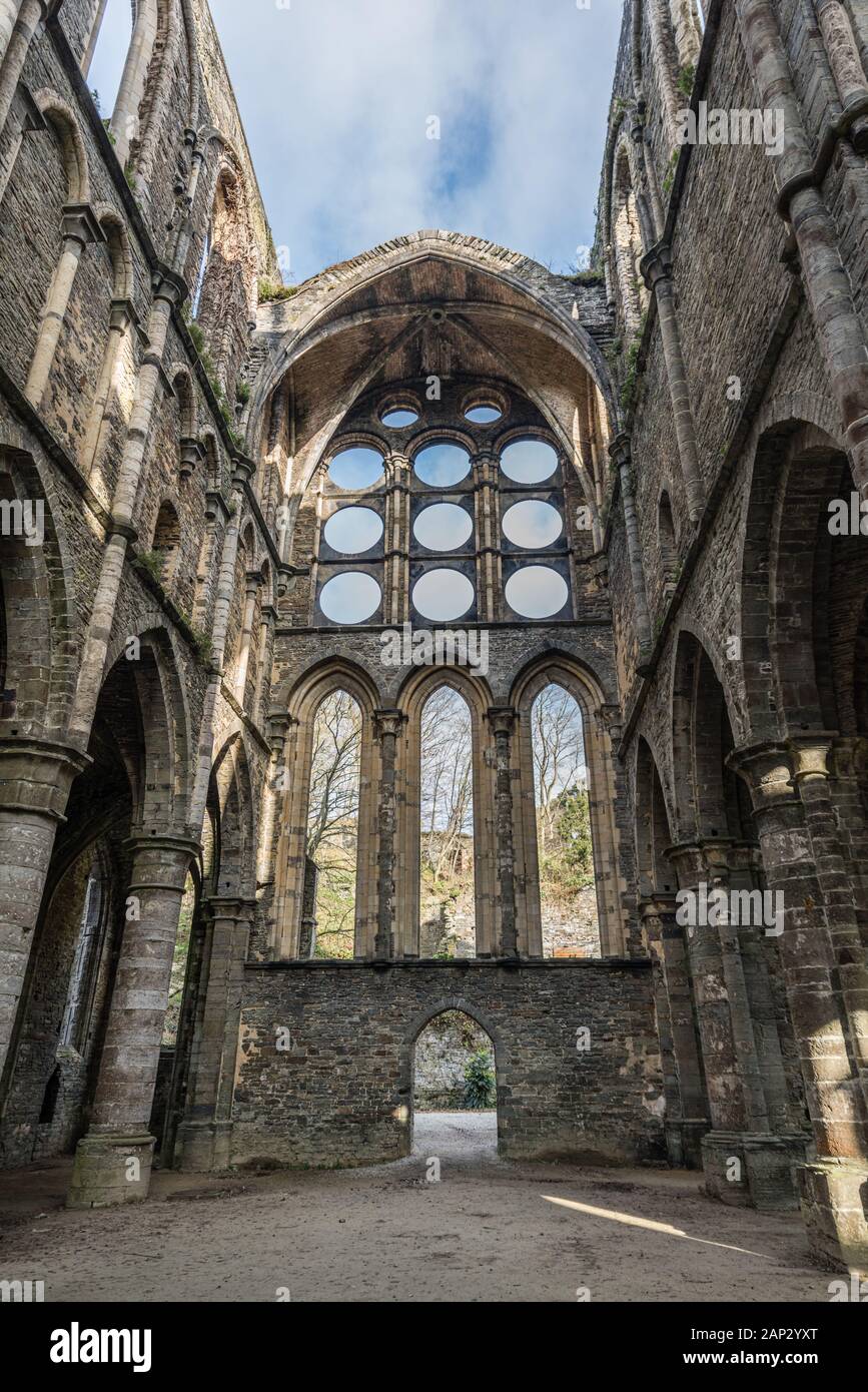 Abtei von Villers (Abbaye de Villers) ist eine ehemalige Zisterzienserabtei in der Nähe von Villers-la-Ville in der Provinz Wallonisch-Brabant Stockfoto